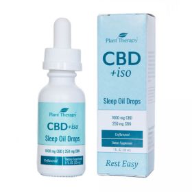 CBD +iso Sleep Oil Drops Unflavored 1000mg