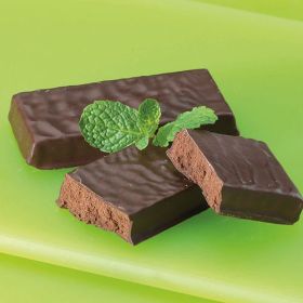 Chocolate Mint Protein Bar with Chocolate Flavored Coating