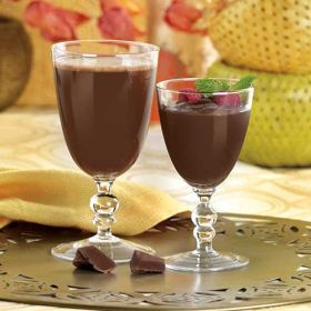 Dark Chocolate Protein Pudding & Shake with Fiber