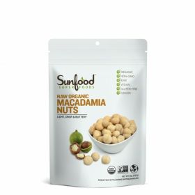 Raw Organic Macadamia Nuts (8 oz)