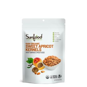 Raw Organic Sweet Apricot Kernels (8 oz)