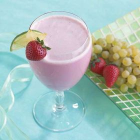 Strawberry Cream Protein Smoothie