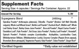 Supergreens 620 mg Capsule (90ct)