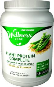 Wellness Code® Plant Protein Complete & Amino Acid Complex Shake - Vanilla