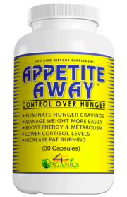 APPETITE AWAY by 4 Organics - Appetite Suppressant (Count: 30 Count)