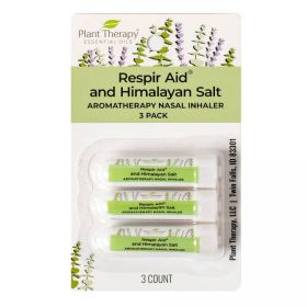 Aromatherapy Nasal Inhaler (Select: Respiratory Aid and Himalayan Salt Aromatherapy 3-pk)