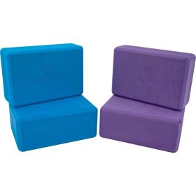 Body Sport Foam Yoga Block (Colors: Blue - 3 x 6 x 9)