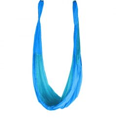 Gravotonics Aerial Yoga Hammock - Regular (Color: D. Turquoise / L. Turquoise)