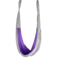Gravotonics Aerial Yoga Hammock - Regular (Color: Silver / Purple)