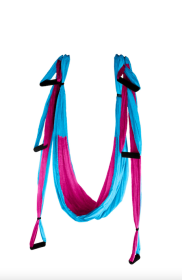 Gravotonics Yoga Swing (Color: L. Turquoise / Hot Pink)