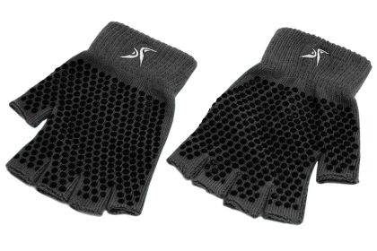 Grippy Yoga Gloves (Colors: Black)
