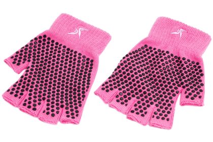 Grippy Yoga Gloves (Colors: Pink)