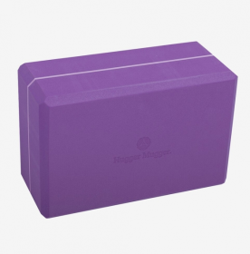 Hugger Mugger 4 in. Foam Yoga Block (Specialty Color: Purple)