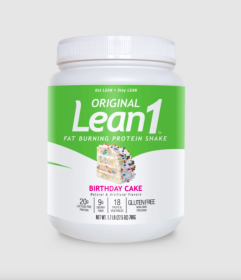 Lean1 Original Fat Burning Protein Shake (Flavor: Birthday Cake)