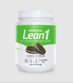 Lean1 Original Fat Burning Protein Shake (Flavor: Cookies and Cream)
