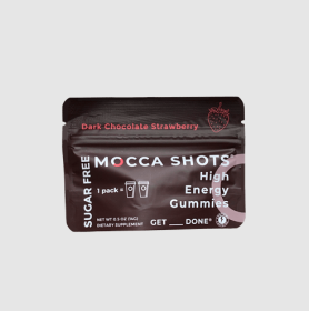 Mocca Shots Caffeine Gummies (12-Pack) (Flavor: Sugar Free Strawberry)