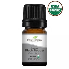 Organic Black Pepper Essential Oil (ml: 5ml)