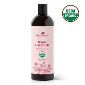 Organic Castor Oil (Size: 16 oz)