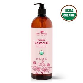 Organic Castor Oil (Size: 32 oz)