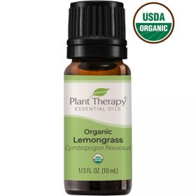 Organic Lemongrass Essential Oil (ml: 10ml)