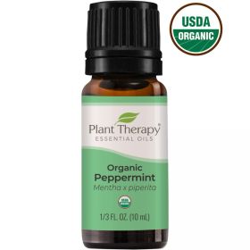 Organic Peppermint Essential Oil (ml: 10ml)