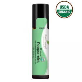 Organic Peppermint Essential Oil (ml: 10ml Pre-Diluted Roll-on)