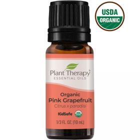 Organic Pink Grapefruit Essential Oil (ml: 10ml)