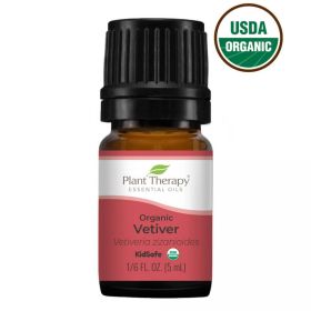 Organic Vetiver Essential Oil (ml: 5ml)