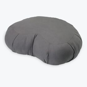 Premium Crescent Zafu Meditation Cushion (Colors: Slate)