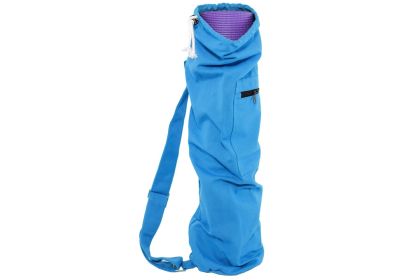 Yoga Mat Bag with Side Pocket (Color: Sky)