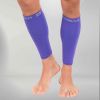 Zensah Compression Leg Sleeves - Purple