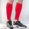 Zensah Compression Leg Sleeves - Red